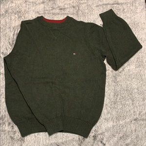 Tommy Hilfiger Forest Green Crewneck Sweater
